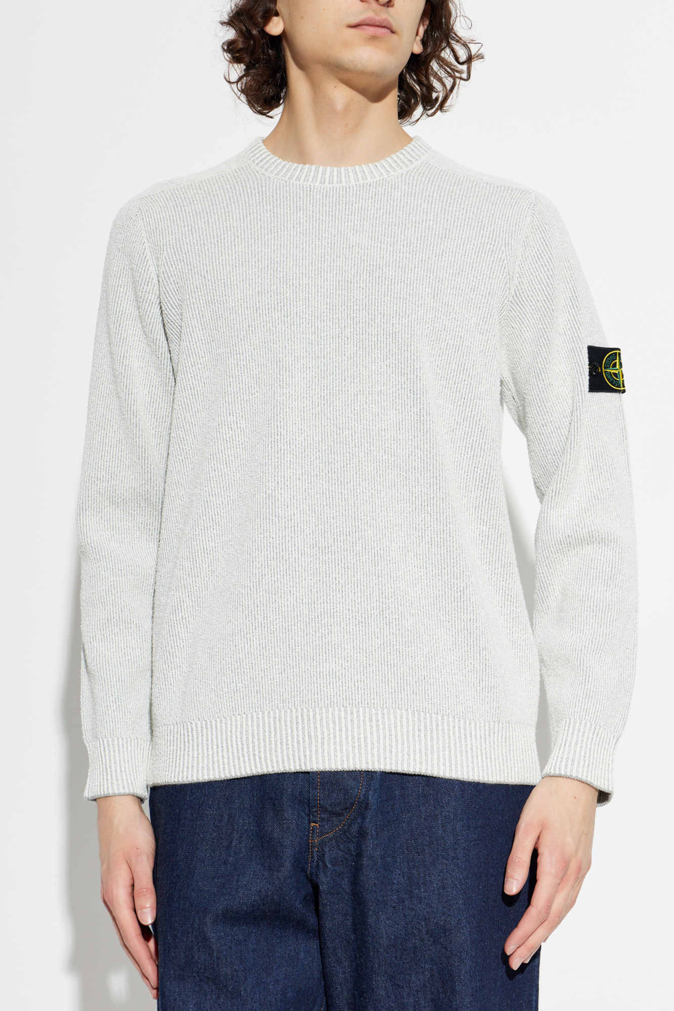 Stone Island Sweater with logo patch | Men's | Vitkac